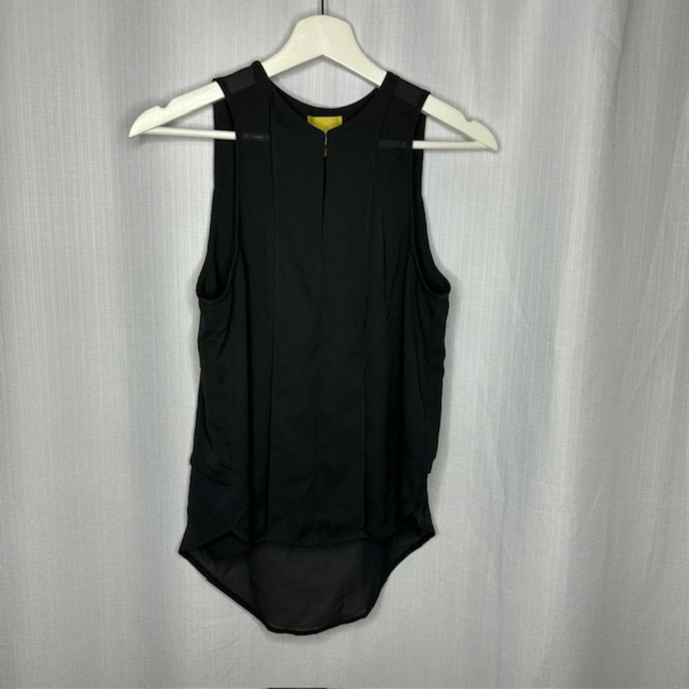 Maeve‎ Anthropologie Black Chiffon Blouse